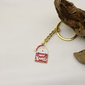 Zinc Alloy Christmas Tree Santa Bell Snowflake Keychain Bag Charm view 4