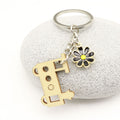 Wooden Mom Letter Keychain Gift For DIY Doodle Charm view 3