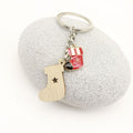 Wooden Graffiti Letter Keychain For Mom Gift Bag Charm view 4