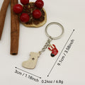 Wooden Graffiti Letter Keychain For Mom Gift Bag Charm view 2
