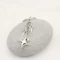 Metal Star Moon Keychain Fashion Bag Charm Gift view 3