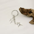 Metal Star Moon Keychain Fashion Bag Charm Gift view 4
