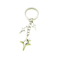 Metal Star Moon Keychain Fashion Bag Charm Gift view 5