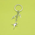 Metal Star Moon Keychain Fashion Bag Charm Gift view 1
