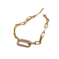 Light Luxury Zircon Geometric Square Chain Bangle For Women French Elegant Jewelry view 5