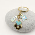 Metal Baby Foot Bottle Keychain Cartoon Bag Charm Gift view 3