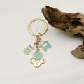 Metal Baby Foot Bottle Keychain Cartoon Bag Charm Gift view 4