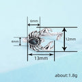 Halloween Scorpion Open Ring For Women, Niche Eye-Catching Water Drop Creative Jewelry view 4