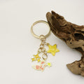 Metal Cartoon Fox Star Keychain School Bag Charm Gift view 4