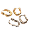 Korean Style Alloy Metallic Minimalist Geometric Quadrilateral Ear Cuff Earrings view 5