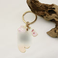 Zinc Alloy Baby Bottle Clothes Keychain Kids Gift view 3