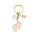 Zinc Alloy Baby Bottle Clothes Keychain Kids Gift view 5