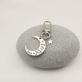 Zinc Alloy Sun Star Moon Heart Keychain Bag Charm Gift view 3