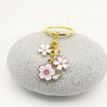Gold Zinc Alloy Sakura Flower Jewelry Findings Accessories for DIY Jewelry Making view 3