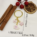 Gold Zinc Alloy Sakura Flower Jewelry Findings Accessories for DIY Jewelry Making view 2