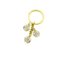 Zinc Alloy Snowflake Keychain For Christmas Gift Bag Charm view 5