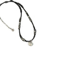 Acrylic Bamboo Bead Peace Lock Pendant Necklace Vintage Ethnic Geometric Collarbone Jewelry view 5