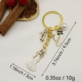 Alloy High Heel Shoe Keychain Bag Charm view 2