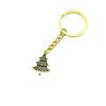 Zinc Alloy Christmas Tree Keychain Holiday Gift Key Ring view 5