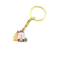 Metal Christmas Santa Tree Keychain Set For Holiday Gift view 5