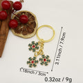 Zinc Alloy Halloween Pumpkin Ghost Keychain Backpack Charm Gift view 2