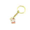 Zinc Alloy Enamel Snowman Snowflake Santa Keychain Christmas Gift view 5