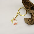 Zinc Alloy Enamel Snowman Snowflake Santa Keychain Christmas Gift view 4
