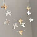 Light Luxury Alloy Butterfly Pendant Tassel Three Layer Clavicle Necklace view 2