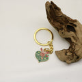 Metal Christmas Tree Santa Bell Snowflake Keychain Bag Charm view 4
