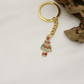 Metal Christmas Snowman Deer Keychain Gift view 4