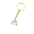 Metal Christmas Snowman Tree Keychain For Holiday Gift view 5