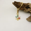 Metal Christmas Santa Reindeer Snowman Keychain Gift view 4