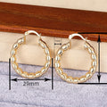 Women's Metal Plated Knot Hoop Ear Cuffs, British Middle Eastern Style Elegant Earrings view 4