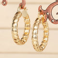 Women's Metal Plated Knot Hoop Ear Cuffs, British Middle Eastern Style Elegant Earrings view 1