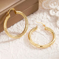 Hot Selling Circular Jewelry Wave Pattern French Style Ear Cuffs For Women Middle East Earrings view 3