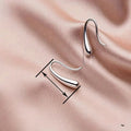 Japanese Korean Minimal Teardrop Stud Earrings, Chic Daily Wear Ear Jewelry For Women view 4