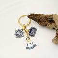 Zinc Alloy Lucky Charm Keychain Gift For Father view 4