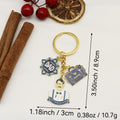 Zinc Alloy Lucky Charm Keychain Gift For Father view 2