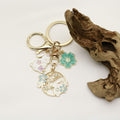 Metal Sakura Rabbit Keychain For Car Bag Charm Gift view 4