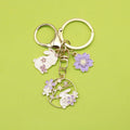 Metal Cute Rabbit Keychain Bag Charm Gift view 1