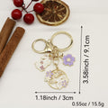 Metal Cute Rabbit Keychain Bag Charm Gift view 2