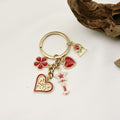 Zinc Alloy Enamel Magic Wand Keychain Valentines Bag Charm view 3