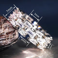 Full Pave Fashion Wedding Ring For Women, Light Luxury Dress Accessory Statement Finger Ring view 4