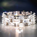 Full Pave Fashion Wedding Ring For Women, Light Luxury Dress Accessory Statement Finger Ring view 1
