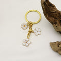 Zinc Alloy Colorful Flower Keychain Bag Charm Wholesale Gift view 4