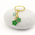 Alloy Colorful Flower Keychain Bag Charm Wholesale view 3