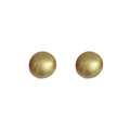 Copper Geometric Circle Hoop Earrings For Women, Minimalist European Style Stud Earrings view 5