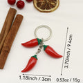 Gold Zinc Alloy Chili Pepper Jewelry Findings Accessories for DIY Jewelry Making view 2