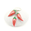 Gold Zinc Alloy Chili Pepper Jewelry Findings Accessories for DIY Jewelry Making view 3