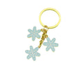 Metal Colorblock Snowflake Keychain Creative Backpack Charm Gift view 5